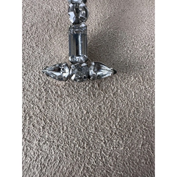 Vtg Unsigned Weiss Rhinestone Cocktail Glass & Shaker Brooch Pin Set Estate - Picture 11 of 16